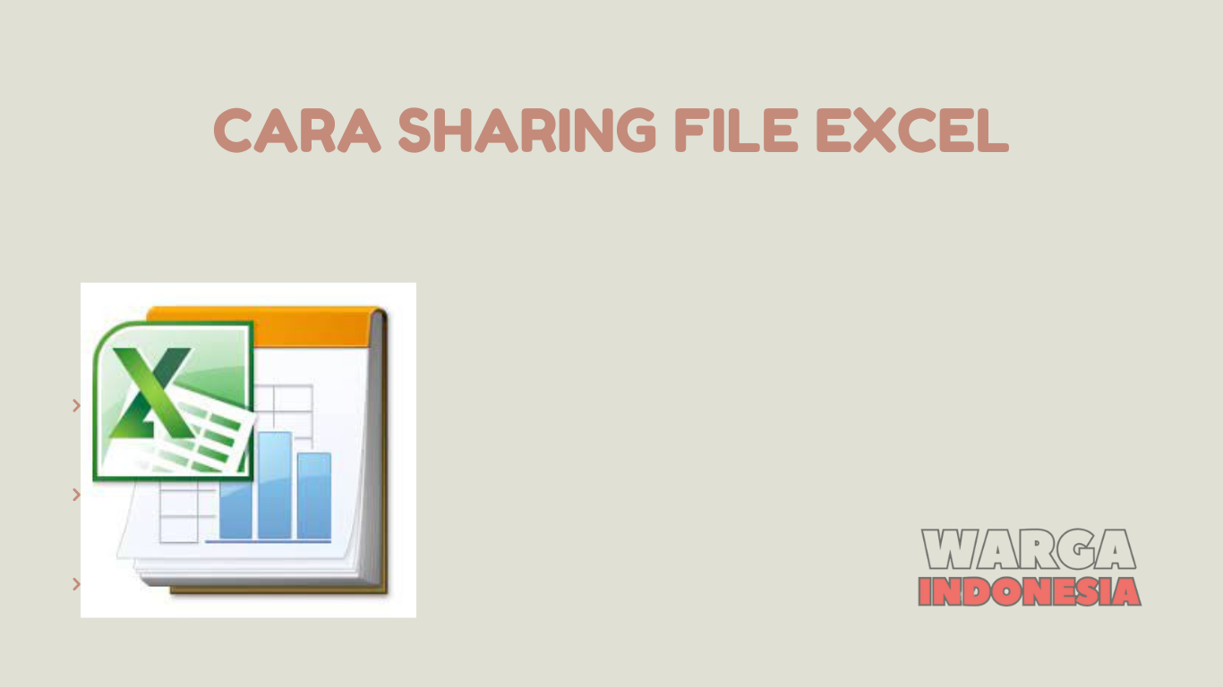 CARA SHARING FILE EXCEL