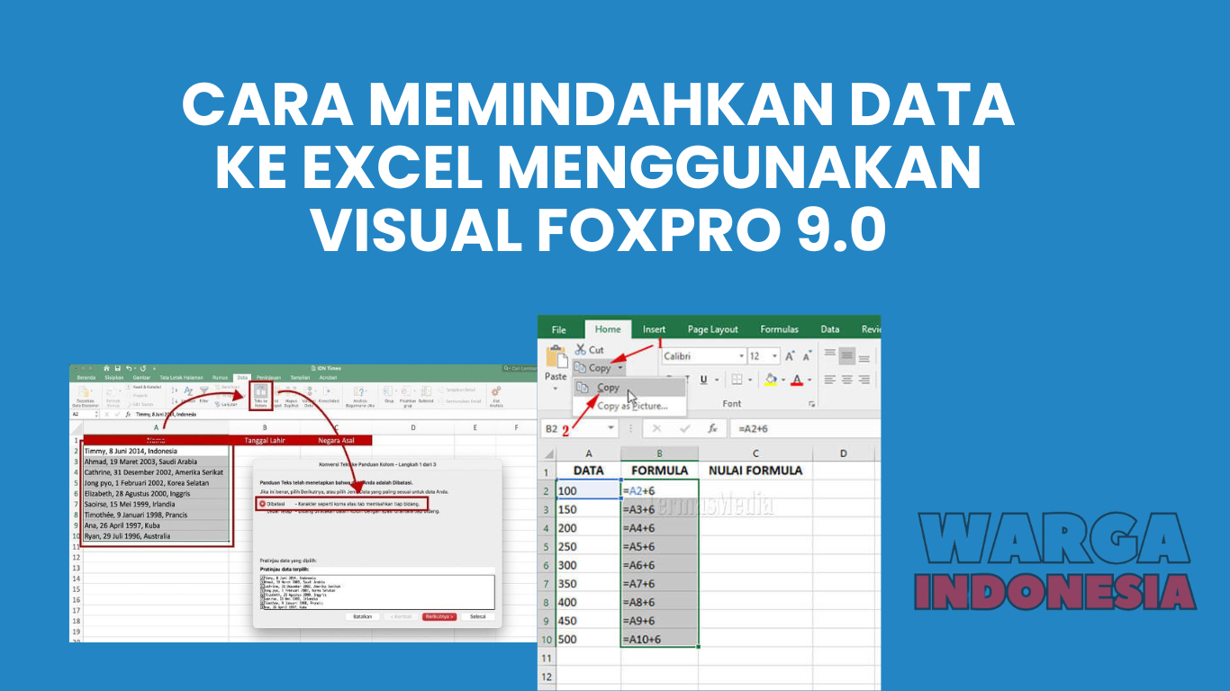 Cara Memindahkan Data Ke Excel Menggunakan Visual Foxpro 9.0