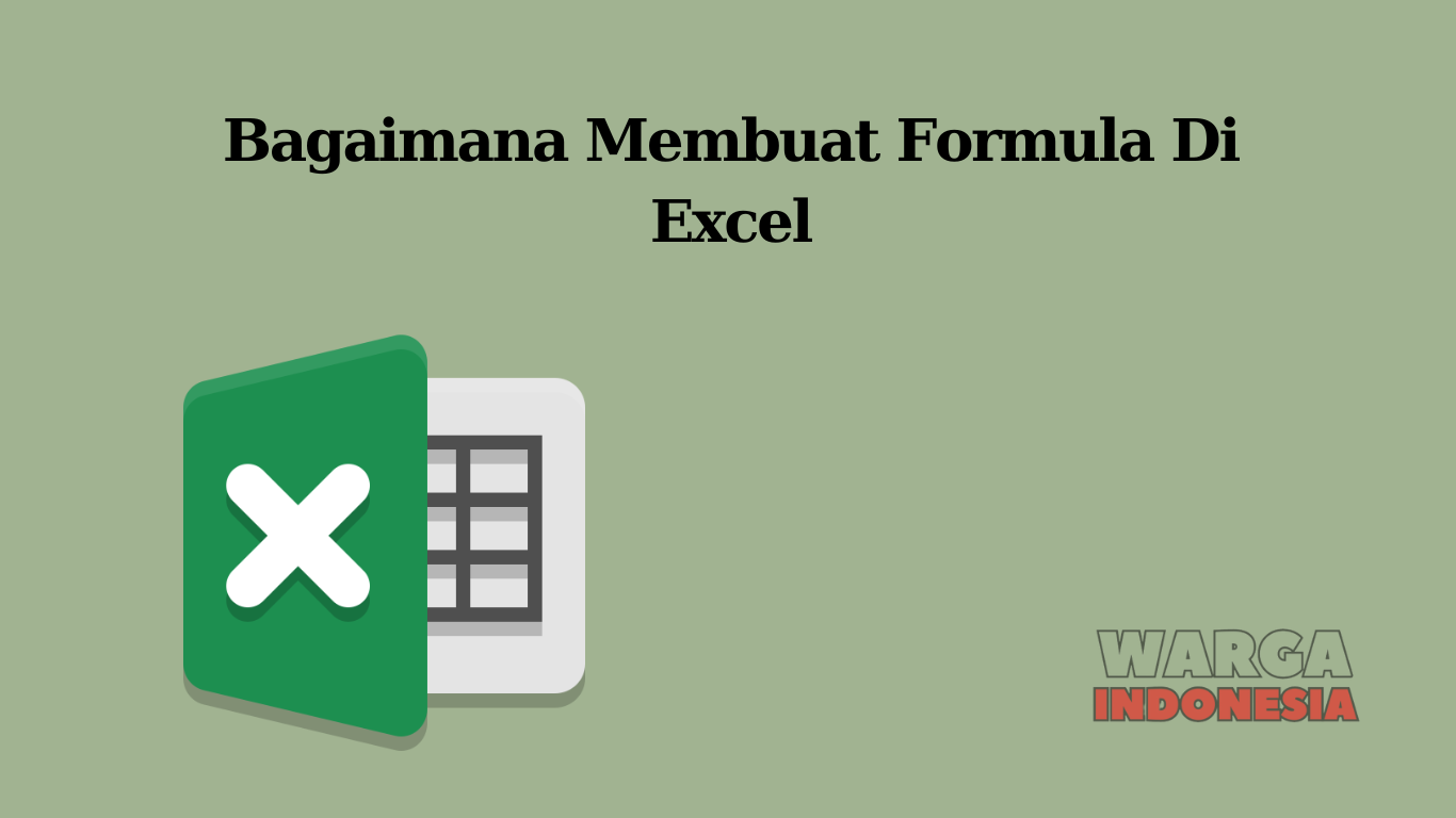 Bagaimana Membuat Formula Di Excel